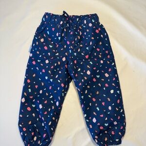 Jan & Jul Fleece Lined Rain Pants - 2T